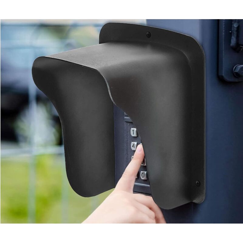Aougo – Couvercle Métallique Étanche Pour Sonnette Et Serrure – Protection Contre Intempéries – Métal Laminé À Froid – Installation Rapide