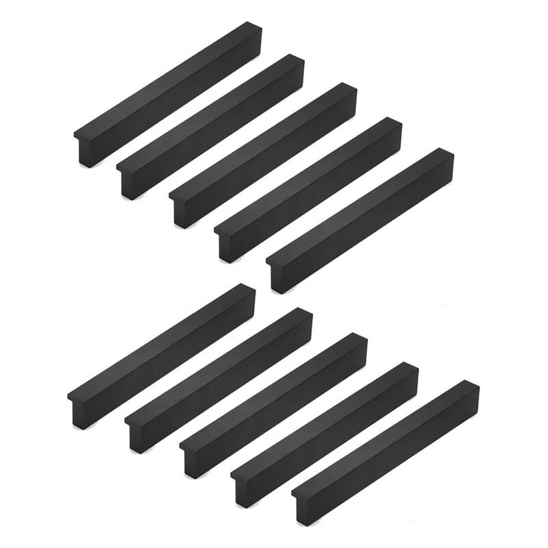 10x 90° L Boutons De Portes Cuisine Chambre Porte Cabinet Poignées Poignée Porte Cabinet Bouton Pour Tiroir Placard Intérieure Meuble Tirer, 96mm, Aluminium