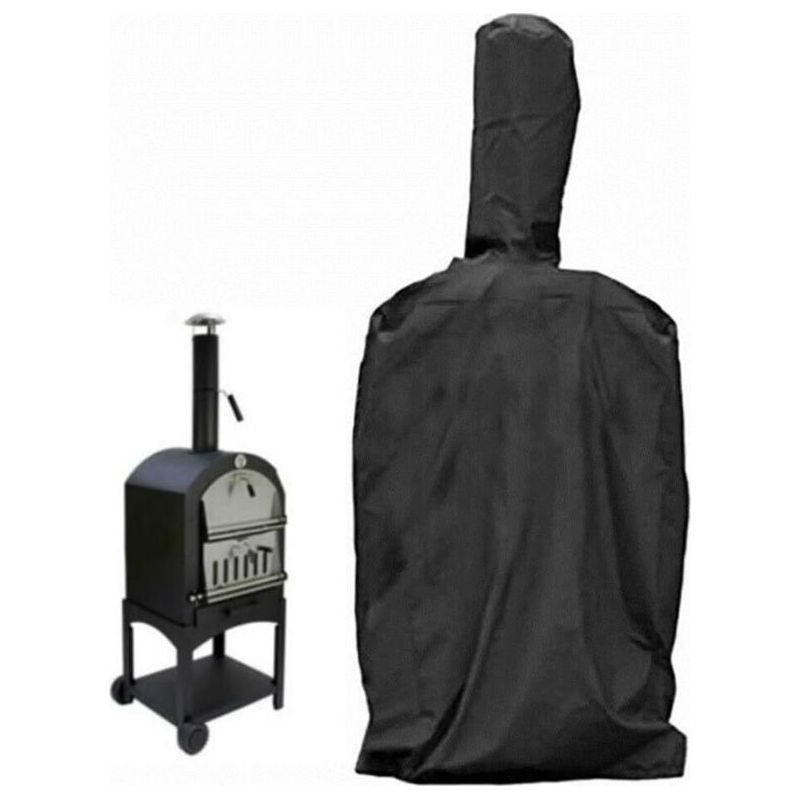 Aougo – Housse De Protection Pour Four À Pizza Extérieur – Imperméable En Tissu Oxford – Dimensions 160x37x50cm – Cordon De Serrage Inclus