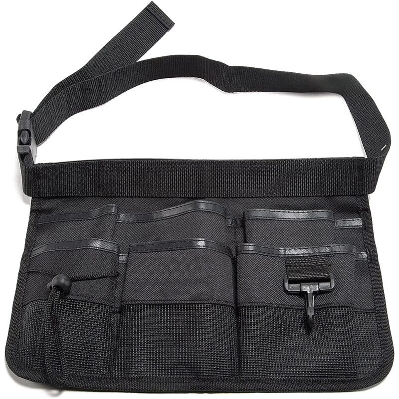 Ceinture Porte-outils Unisexe Pratique, Ceinture D'Outils De Travail Avec 7 Poches, Ceinture De Menuisier, Noir