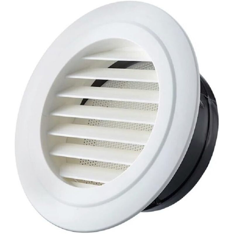 Grille D'Aération Ronde De 150 Mm De Diamètre Avec Couvercle De Ventilation En Abs De Qualité Supérieure Avec Maille Anti-insectes Pour Conduits De 15,2 Cm.