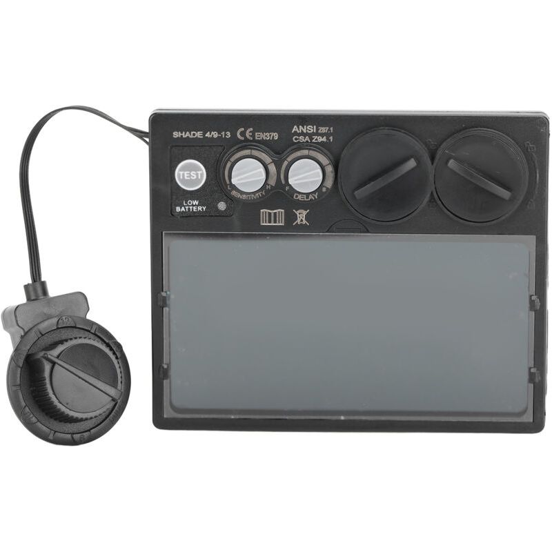 Sjlerst Lentille De Soudage À Assombrissement Automatique Solaire 100 X 50 Mm Sans Batterie