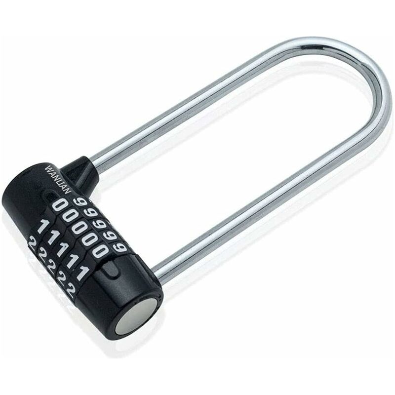 Grandes Longues Beam Locker Porte De L'Armoire Poignées Combinaison Serrure Cadenas Gym 5 Chiffres Sécurité À Bagages Casier Armoire