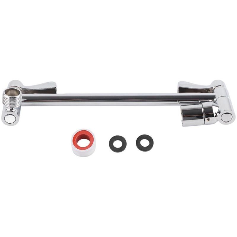 Sjlerst Bras Extensible Réglable Pour Pomme De Douche, Fixation Murale, Pour Salle De Bain