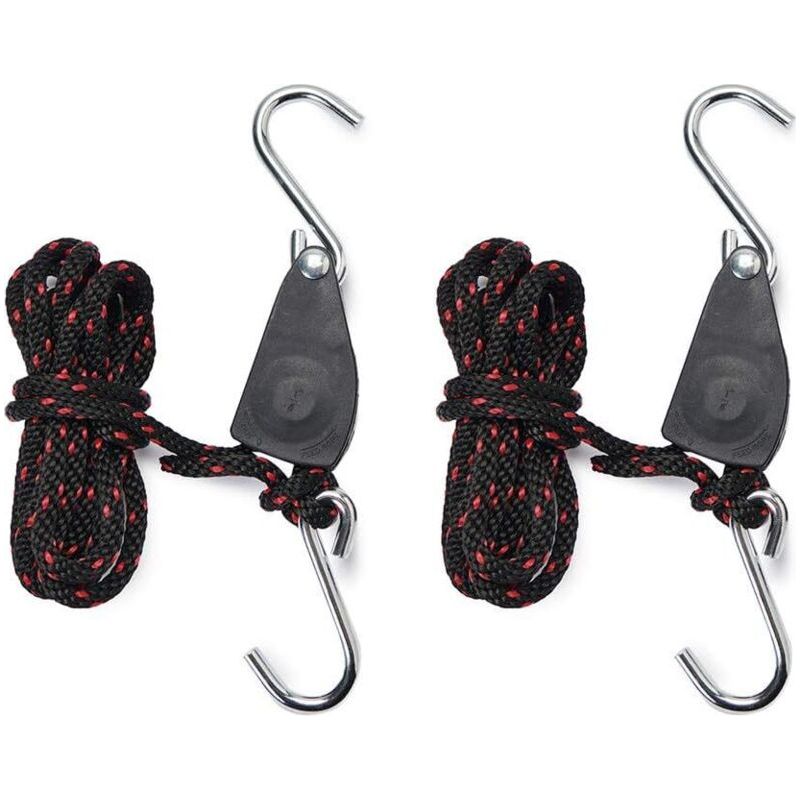 Sangles Cliquet 1/4 Pouces Rope Ratchet Pour Lampe De Coissance 2 Pièces Corde De Crochet Réglable
