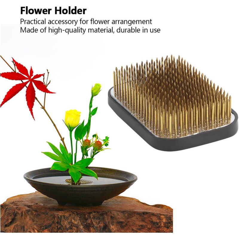 Sjlerst Décoration De Fleur Fixe Outil, Pin Ikebana Arrangement Floral Outils De Décoration Florale Fixes Outils D'Arrangement Floral De Jardin Pour Maison, Jardin