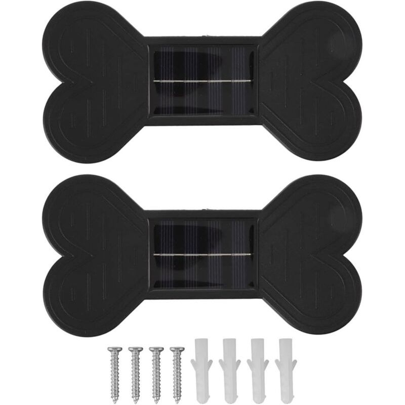 Applique Murale Solaire, 2 Ensembles D'Appliques Murales D'Extérieur Avec Système De Détection De Lumière Intelligent Avec Tube D'Expansion Pour L'Extérieur