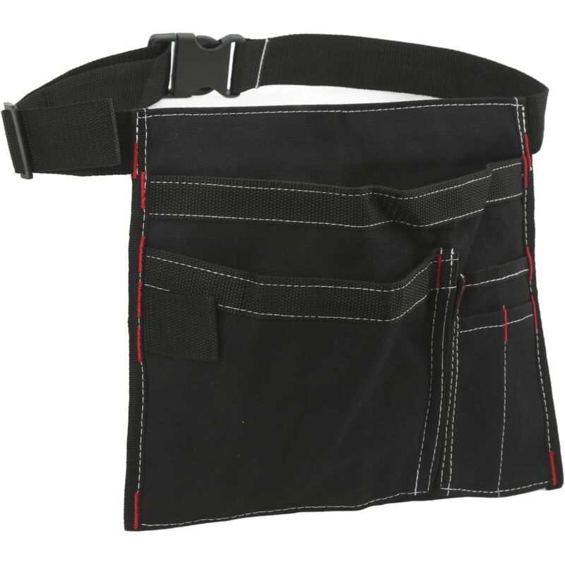 Pochette Ceinture À Outils Simple Face, Tablier De Travail En Toile 6 Poches Avec Sangle Réglable, Ceinture À Outils Pour Mécanicien, Charpentier, Jardinier, Bricoleur