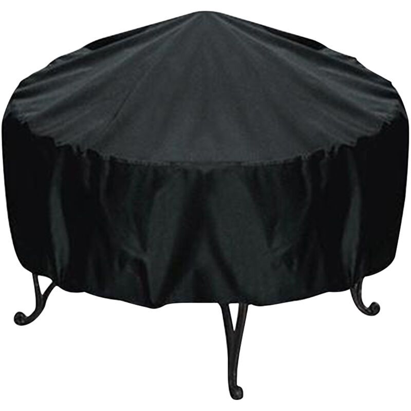 Sjlerst Housse De Protection Pour Barbecue Rond De 44 Pouces Avec Cordon De Serrage, Imperméable Et Anti-poussière, Pour Fumoir Extérieur À Gaz Et Charbon De Bois