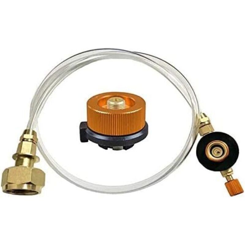 Réchaud À Gaz Pour Extérieur - Réchaud De Camping - Réchaud Au Propane - Brûleur Lpg Plat - Réservoir - Coupleur De Bouteilles