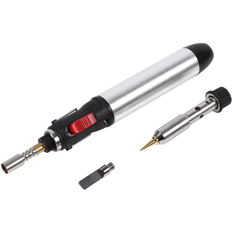 Kit De Fer À Souder Au Gaz Butane Sans Fil 4 En 1, Outil De Torche De Soudage À Température Réglable