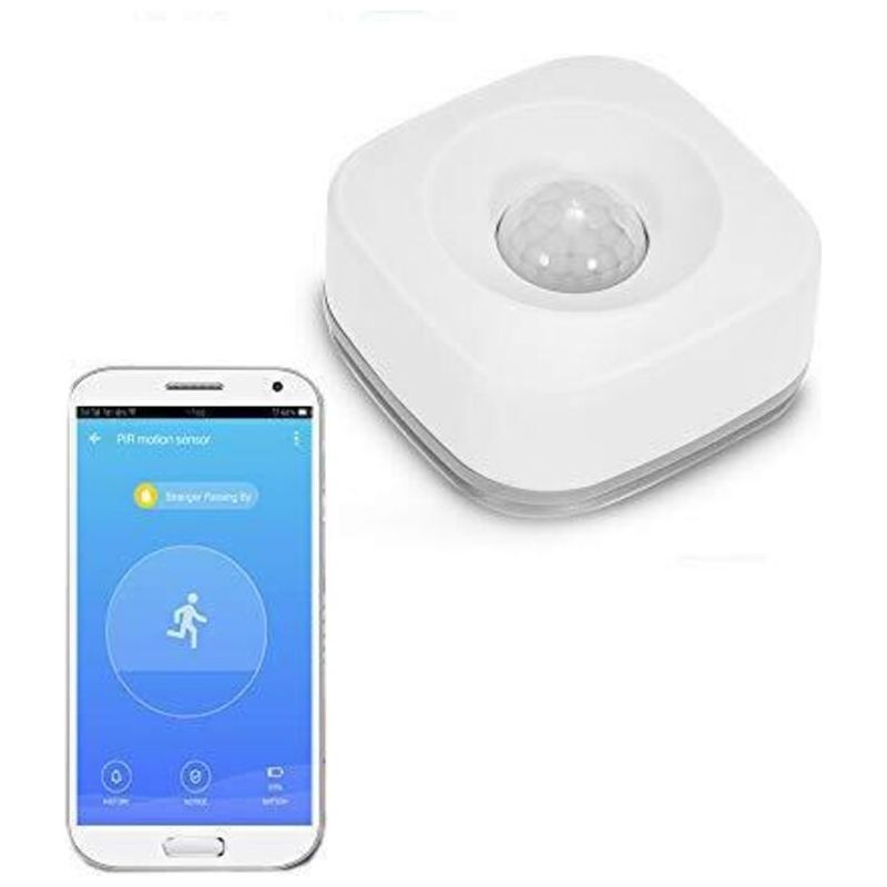 Détecteur De Mouvement Pir Wifi Détecteur Infrarouge Passif Sans Fil, Alarme Antivol Tuya App Control Smart Home