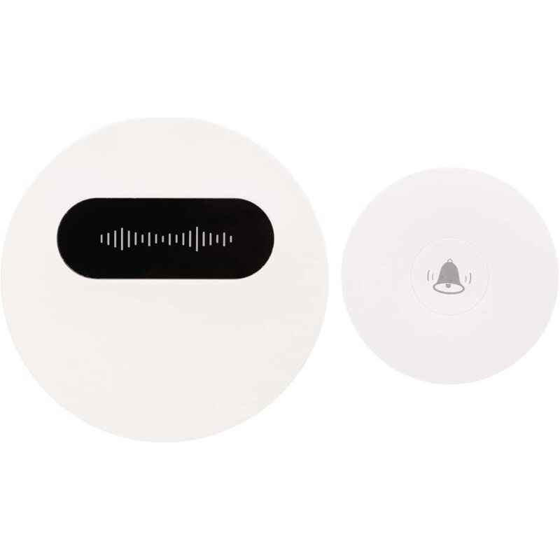 Ensemble De Sonnette Sans Fil, Volume Réglable Sans Batterie Sonnette Auto-génératrice Pour La Maison