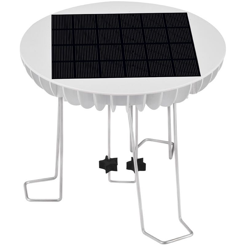 Agitateur Solaire Bsv-sw003 Ip65 5v 2w Batterie Blanc Bassin