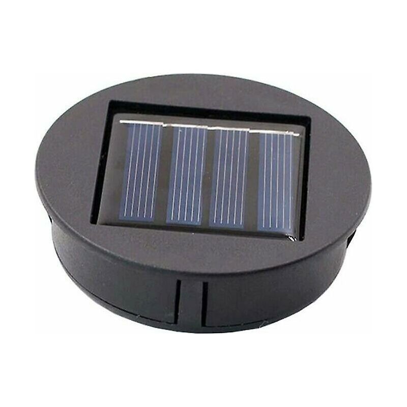 Top Replacement Solar Light For Lantern Solar Panel Light Cover With One Led Bulb, Diy Solar Lantern For Outdoor Garden Decor