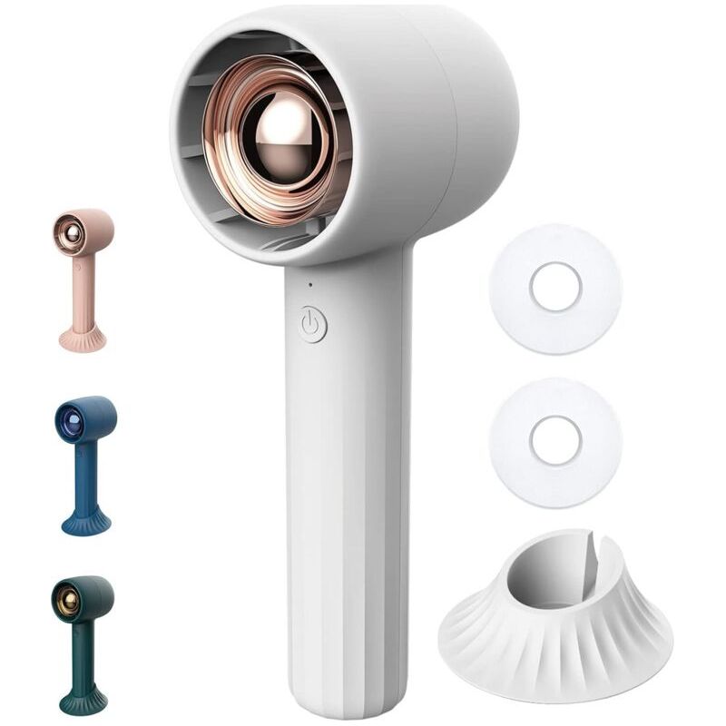 Mini Ventilateur Usb, Portable Électrique Silencieux Avec Diffuseur D'Arômes, Petite Batterie, Avec Base De Bureau, Refroidissement En Voyage, Extérieur, Intérieur.