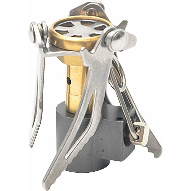 Mini Réchaud De Camping Ultra-léger En Alliage De Outil De Batterie De Cuisine Extérieur Pliable Automatique Pour - Cuisson Camping Randonnée Suspension Luminaire Bois