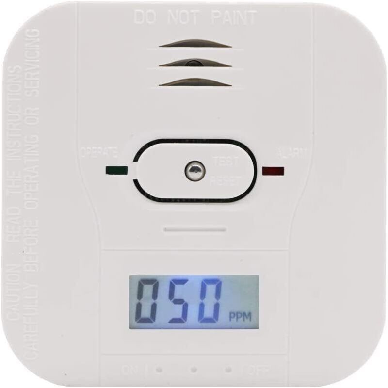 Détecteur De Monoxyde De Carbone Alarme De Monoxyde De Carbone- Alarme 85 Db - Conforme À La Norme En 50291