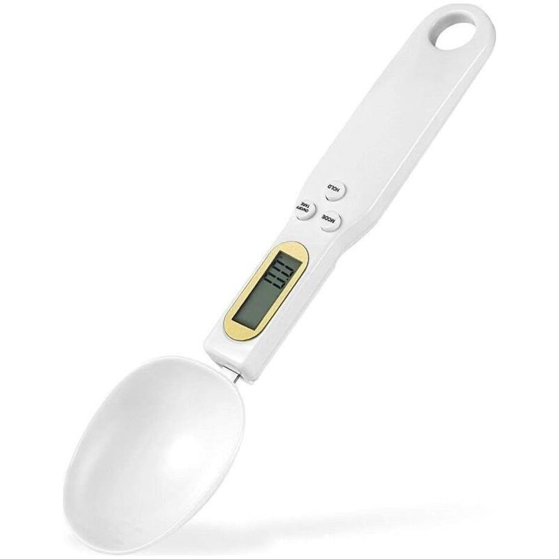 Balance Cuillère, Cuillère Doseuse, Balances Électroniques Portables, Balances Alimentaires De Cuisine, Écran Lcd, Mini Balances Numériques, 500g / 0,1g, Gadgets De Cuisine Essentiels (blanc)