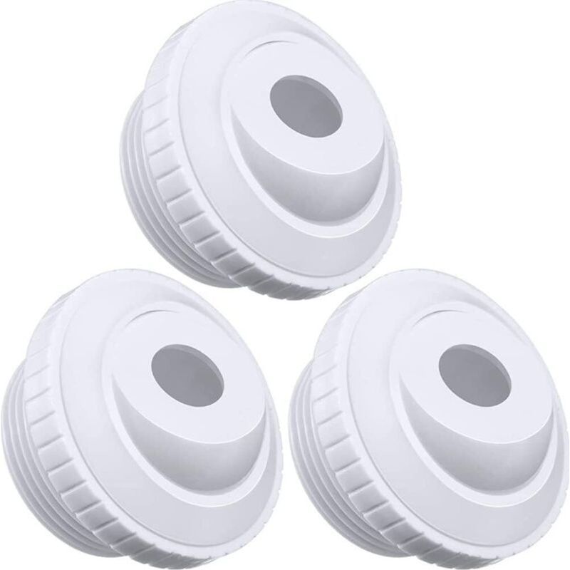 3pcs Buse De Jet De Piscine, Buse De Massage Spa Rotative À 360 Degrés, Raccord De Jet De Retour De Sortie Deau Remplaçable Pour Piscine, Accessoires De Piscine