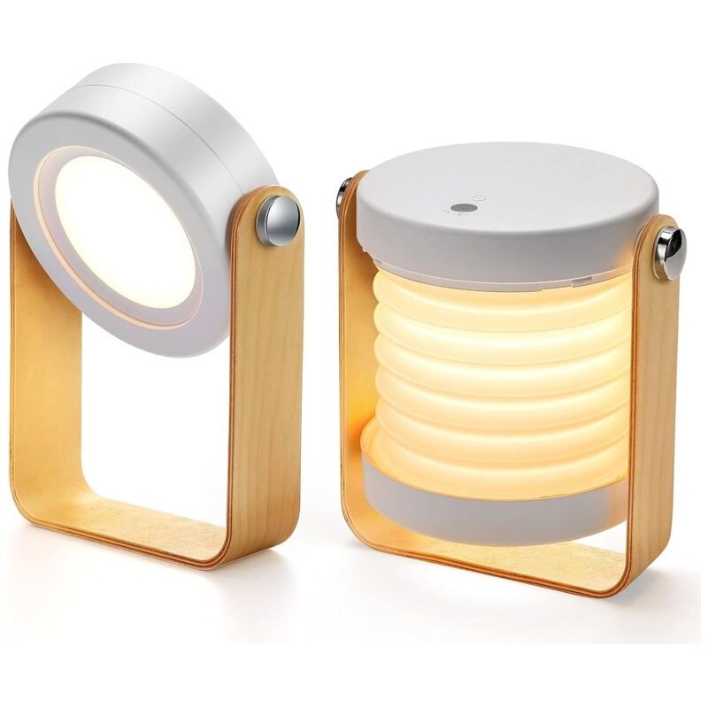 Lampe De Chevet Dimmable Touch Light, Lampe De Chevet Avec Table De Nuit Portable Safe Night Light