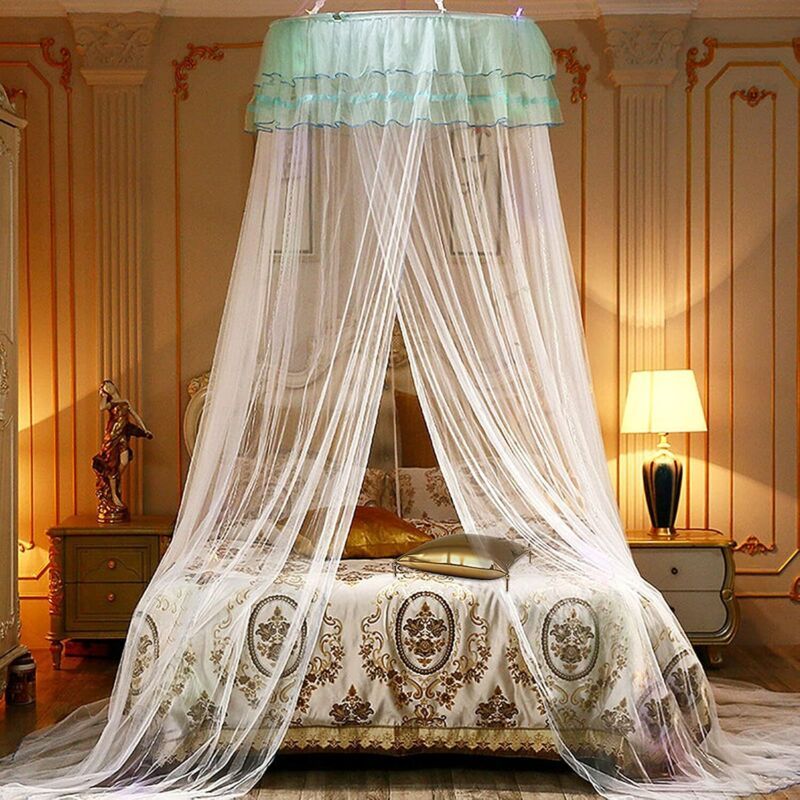 Moustiquaire De Lit，moustiquaire, Grande Moustiquaire, Moustiquaire Filet Baldaquin, Convient Pour Pour Lit Simple, Lit Double Moustiquaire