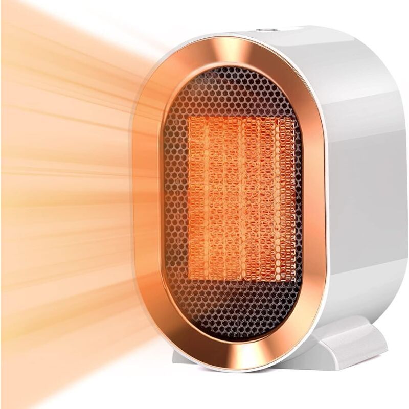 Mini Radiateur Soufflant À Économie D'Énergie Chauffage Soufflant Électrique Radiateur Soufflant 220v 1200w 2 Modes Pour Salon, Chambre, Salle De Bain [sécurité - Silencieux]