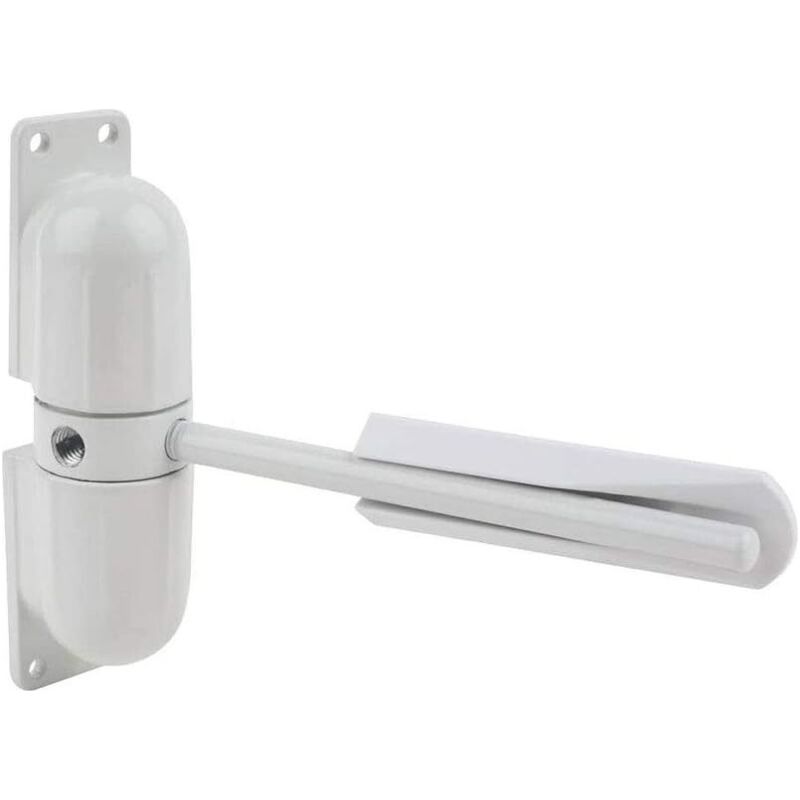 Ferme-porte, Mini Gate Et Écran Ferme-porte, Surface Mounted Automatique Réglable À Ressort De Fermeture De Porte (white)