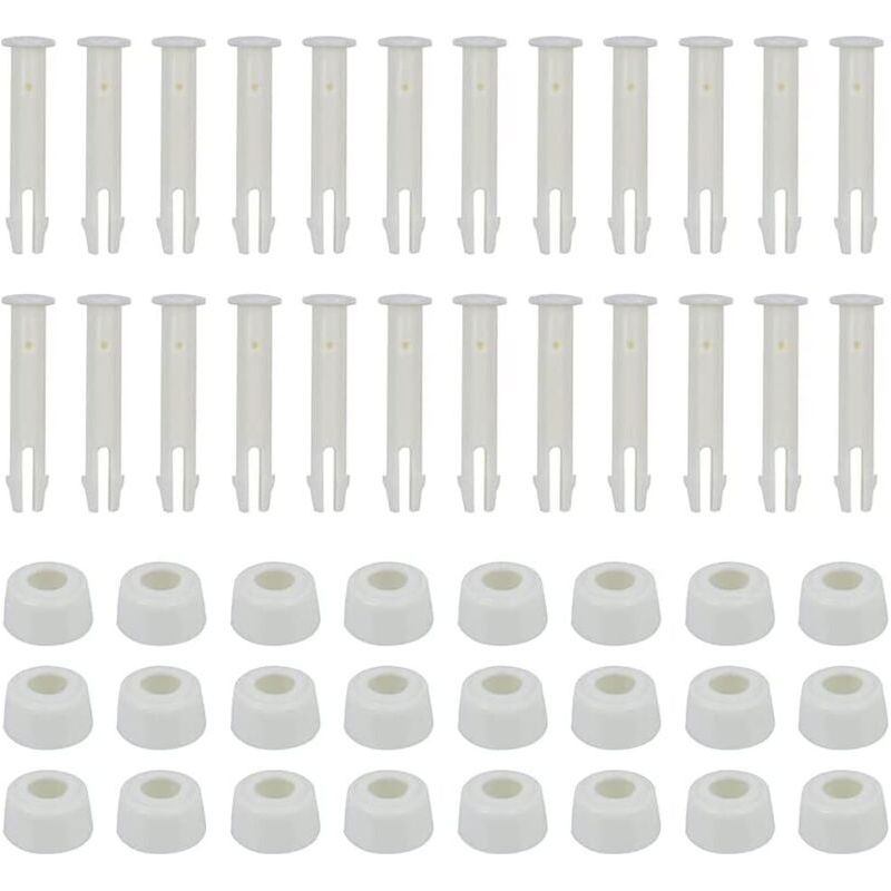 Lot De 24 Broches Pour Piscine - 6 Cm - Avec Capuchon - Accessoires Pour Piscine