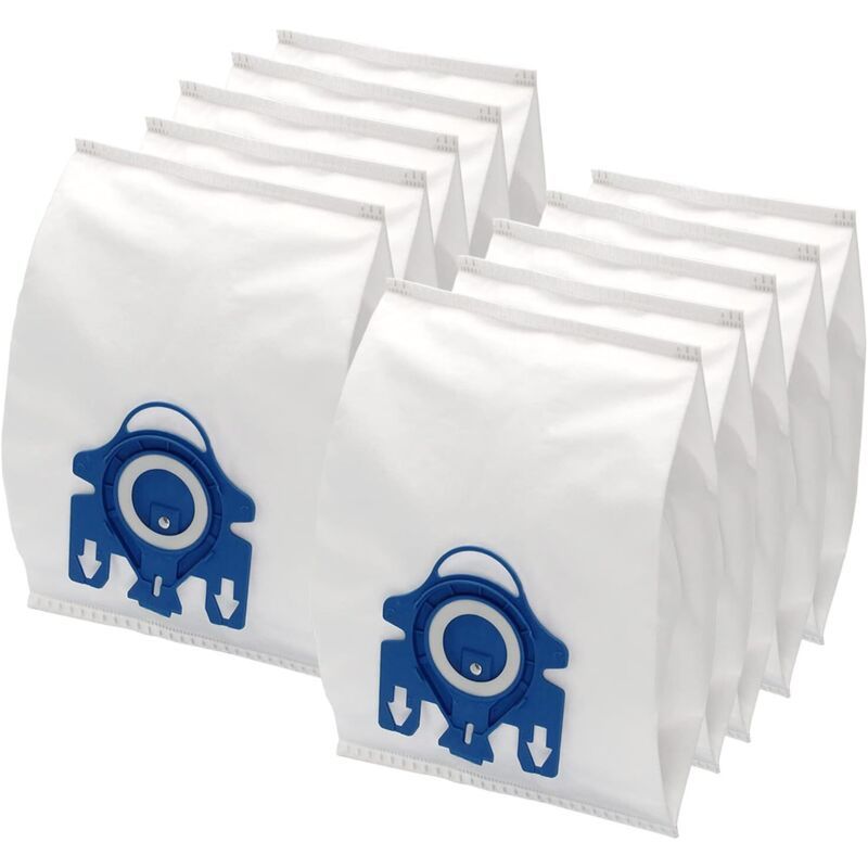 Aougo – Lot De 10 Sacs Aspirateur Miele – Microfibre 5 Couches – Filtration Jusqu'à 0,3 Micron – Compatible S6000-s6999, S4000-s4999 - Sac 3 D
