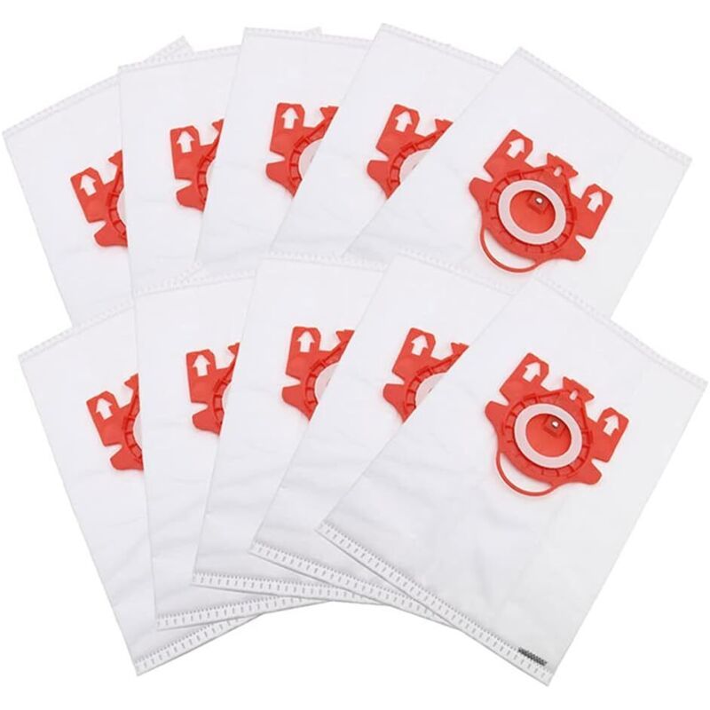 10 Pièces Pour Accessoires D'Aspirateur Miele Fjm Série 3d Sac À Poussière Non Tissé Sac D'Aspiration De Poussière Pour Miele Fjm C1 Et C2 Synthétique