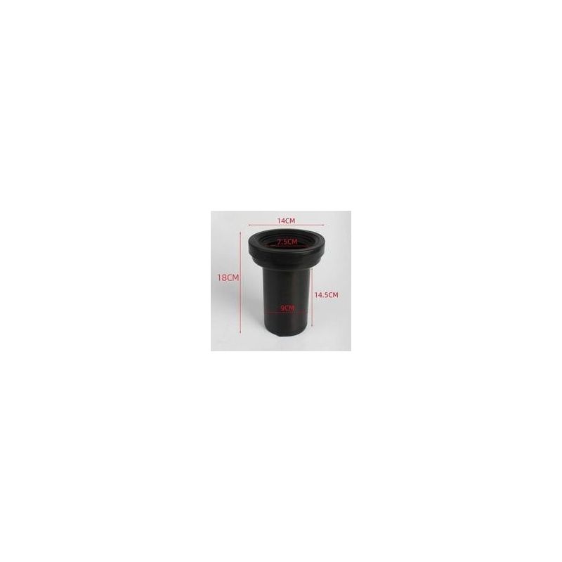 Andyou – Vidage Wc – Jeu De Manchettes Pour Cuvette Suspendue – Strapazierfähiger Kunststoff – Fittings For Tuyauterie – Abmessungen 18,5 X 14,5 X 16 Cm
