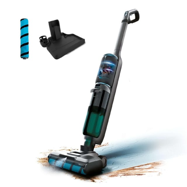 Cecotec Elektrische Wischmöppe BLDC FreeGo Wash&Vacuum Spray