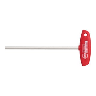 Stiftschlüssel mit Quergriff Sechskant glanzvernickelt 4,0 mm (00915) - Wiha