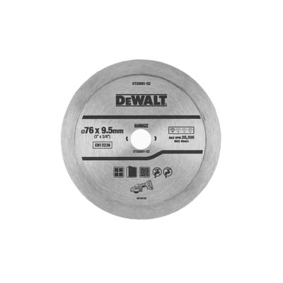 Fliesen-Diamanttrennscheibe 76mm DT20591-QZ - Dewalt