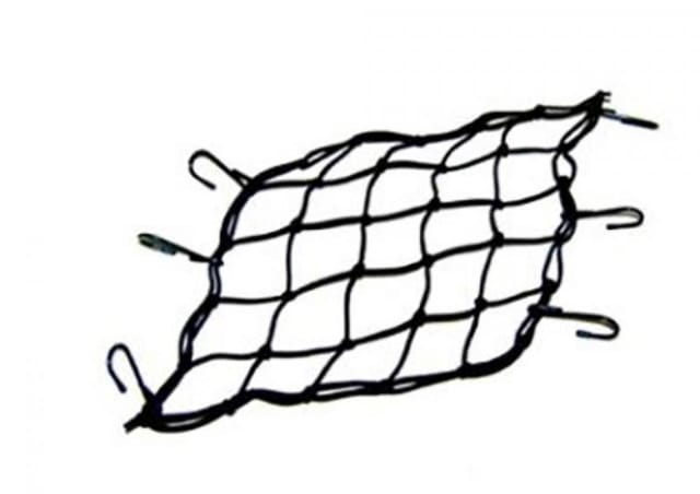 elastisches gepäcknetz schwarz spinne s-line neu für motorrad