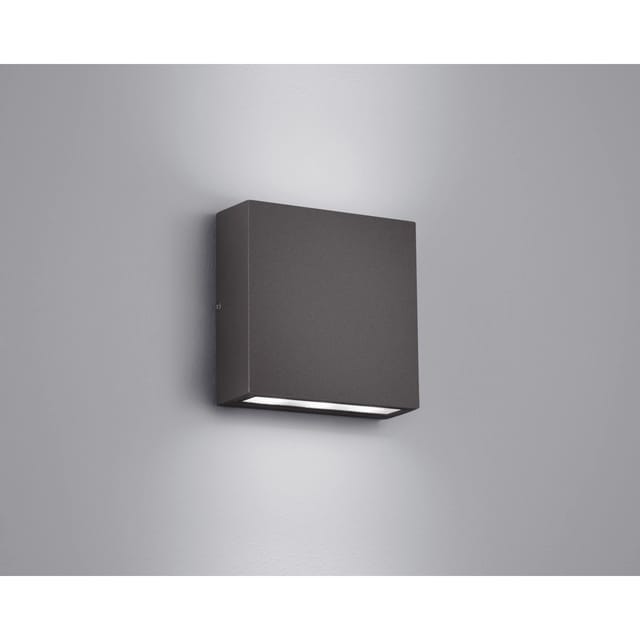 Trio - led Außenwandleuchte thames Up Down in Anthrazit, IP54, Breite 14cm