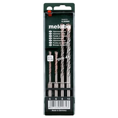 Sds plus Pro 4-Bohrersatz 4-teilig (630580000) - Metabo