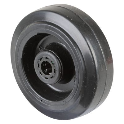 BS Rollen Ersatzrad Elastik-Vollgummi schwarz Rollenlager Ø 100 mm 140 kg - B60.100