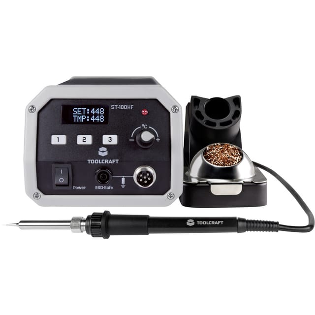 Toolcraft - ST-100 hf Hochfrequenz-Lötstation digital 100 w 50 - 480 °c inkl. Lötspitze