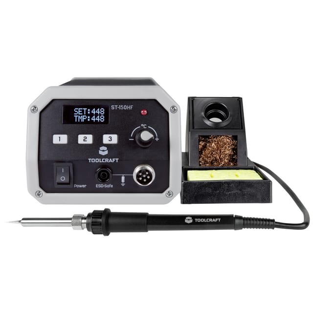 Toolcraft - ST-150 hf Hochfrequenz-Lötstation digital 150 w 50 - 480 °c inkl. Lötspitze
