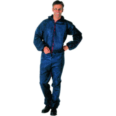Einwegschmutzanzug, pp, Gr. l, blau, - Fortis