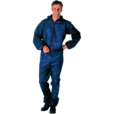 Einwegschmutzanzug, pp, Gr. l, blau, - Fortis
