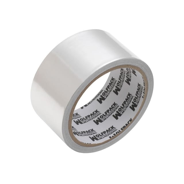 WOLFPACK LINEA PROFESIONAL Aluminium-Klebeband 48 mm. x 10 m. 66 Mikron