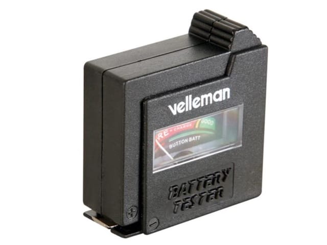 Velleman BATTEST Energie- und Batteriemessgerät Schwarz