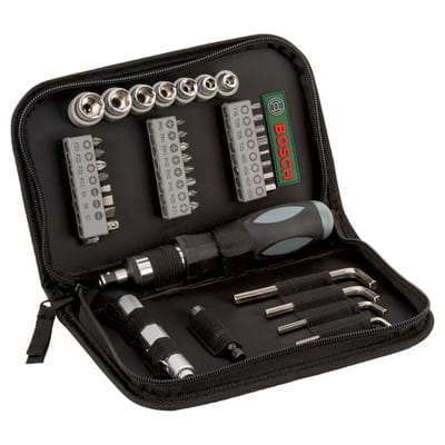 Bosch - Accessories Promoline 2607019506 Werkzeugset Heimwerker in Tasche 38teilig