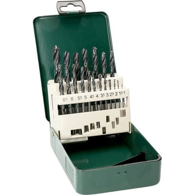 Bosch - Accessories 2607019435 hss Metall-Spiralbohrer-Set 19teilig rollgewalzt din 338 Zylinderscha