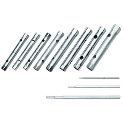 Doppelsteckschlüssel-Satz 8-tlg., 6-22 mm, Ausführung nach din 896 - Gedore