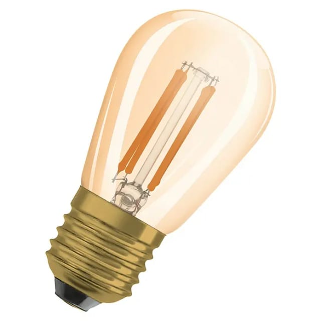 Osram - LED-Lampe Vintage Edition 1906, in Edison Form mit E27-Sockel, Dimmbar, Ersetzt 51 Watt, Klar, Warmweiß - 2400 Kelvin, 1er-Pack