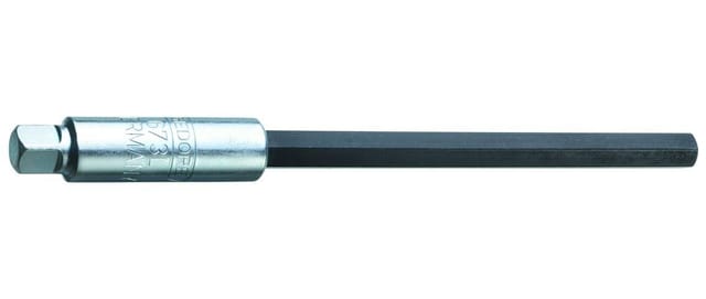 673 l Einsatz-Halter lang 1/4' 6-kant - 1/4' 4-kant